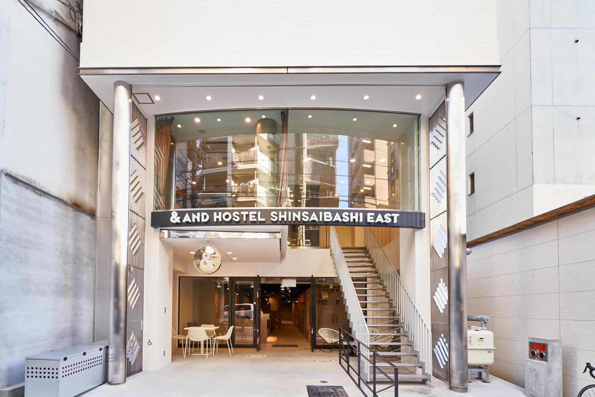 &And Hostel Shinsaibashi East Осака Экстерьер фото